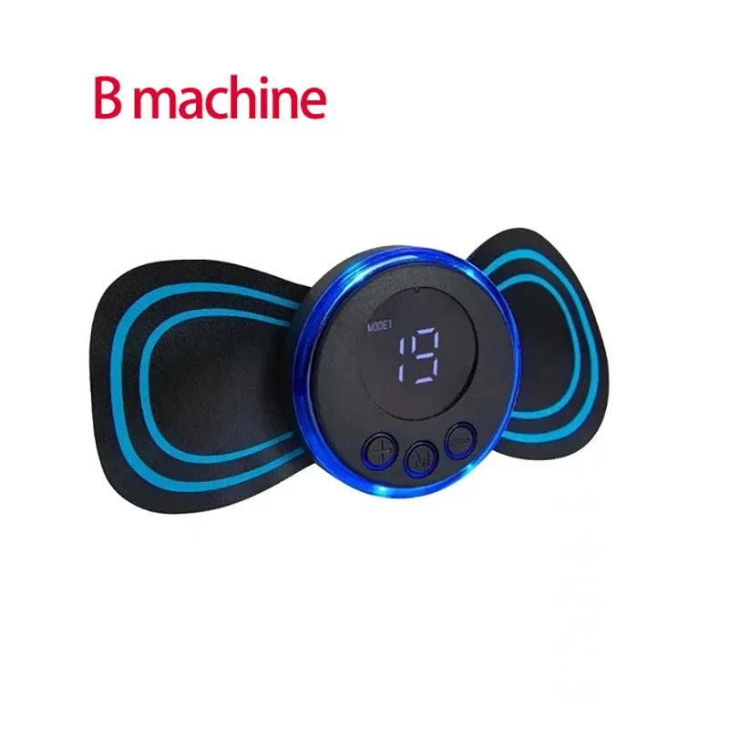 Cervical Spine Massage Sticker Neck Massager EMS Muscle Stimulator Electric USB Pulse Massage Pads Pain Relief Relaxation Tool