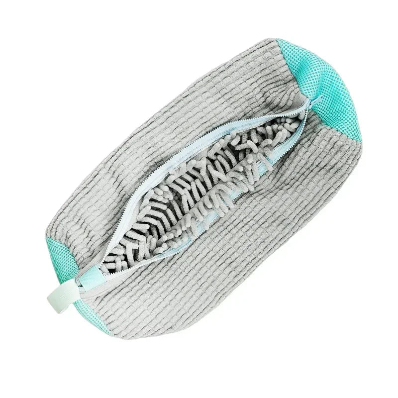 1PCS Shoe Wash Machine Bag, Shoes Laundry Bag Shoe Wash Bag for Washing Machine, Reusable Zipper Shoe Washing Bag, Remove Dirt