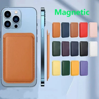 2025 Luxury For Magnetic Leather Wallet Case For iPhone 15 14 13 12 11 Pro Max 15Pro S23 Card Holder Phone Bag Cover Accessories